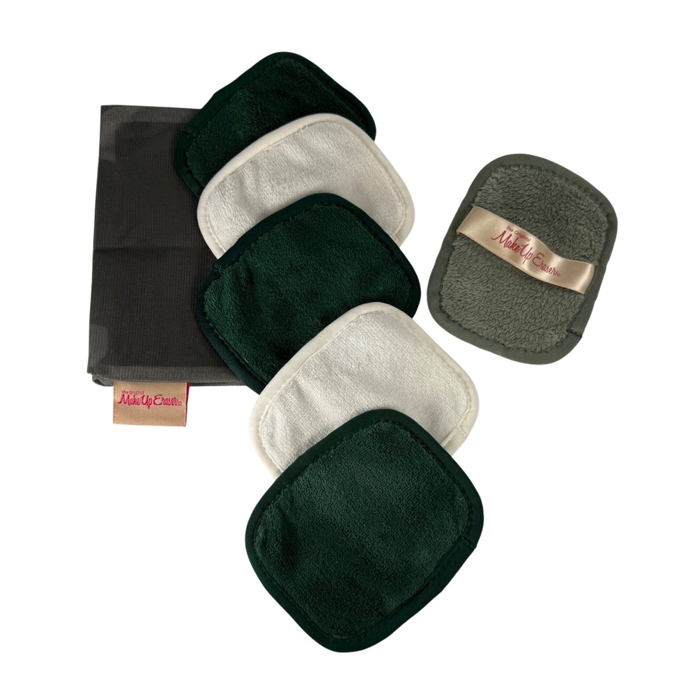 The Original Make Up Eraser‎ | Reusable Makeup Remover Pads (6) with Mesh Bag